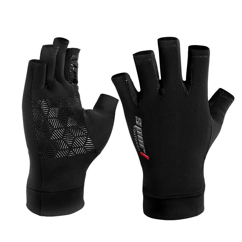 Sports Riding High Elasticity Fishing Protective Gloves, Size: One Size
