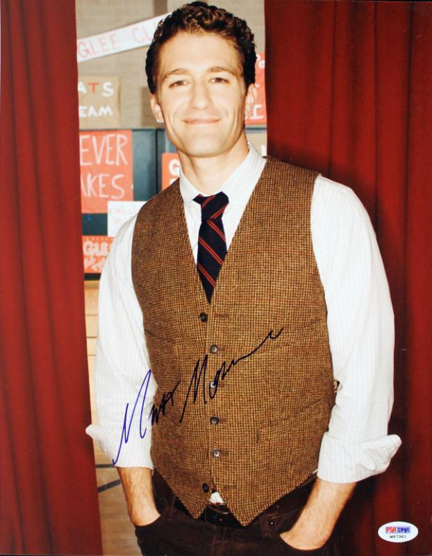 Matthew Morrison Glee Signed Authentic 11X14 Photo Poster painting Autographed PSA/DNA #M97361