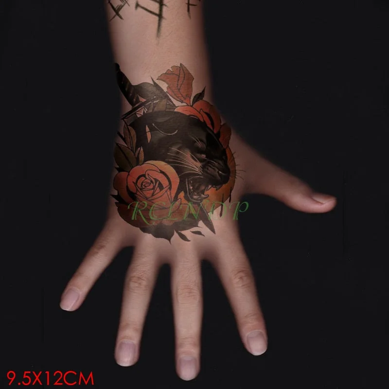 Waterproof Temporary Tattoo Sticker Skull Head Fake Tatto Flash Tatoo hand foot tatouage for Girl Men Women femme