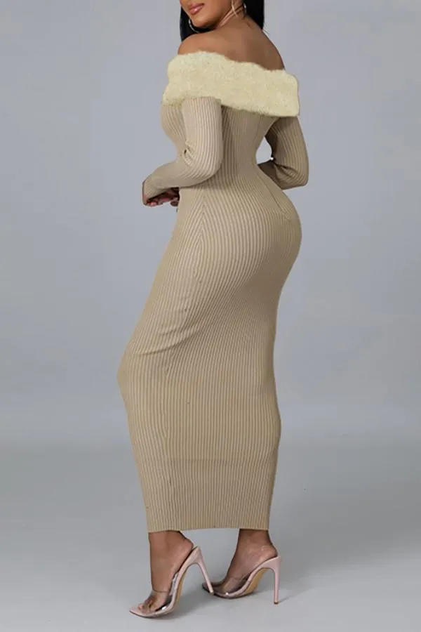 thumbnail image 2 of READY STOCK Woman Gorgeous Long Sleeve Off Shoulder Slim Fit Sister 2 of 11