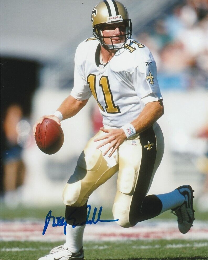 BILLY JOE TOLLIVER SIGNED NEW ORLEANS SAINTS FOOTBALL 8x10 Photo Poster painting! EXACT PROOF!