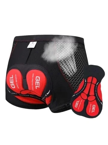 pornhint Pornhint NEWBOLER Breathable Cycling Shorts Cycling Underwear 5D Gel Pad Shockproof Bicycle Underpant MTB Road Bike Underwear Man Shorts