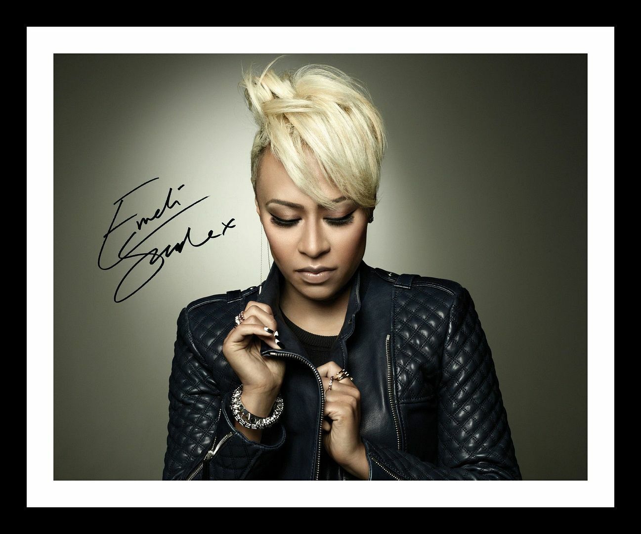 Emeli Sande Autograph Signed & Framed Photo Poster painting 3