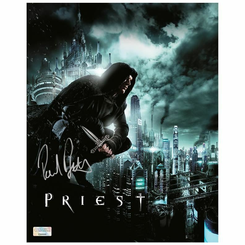 Paul Bettany Autographed Priest 8×10 Photo Poster painting