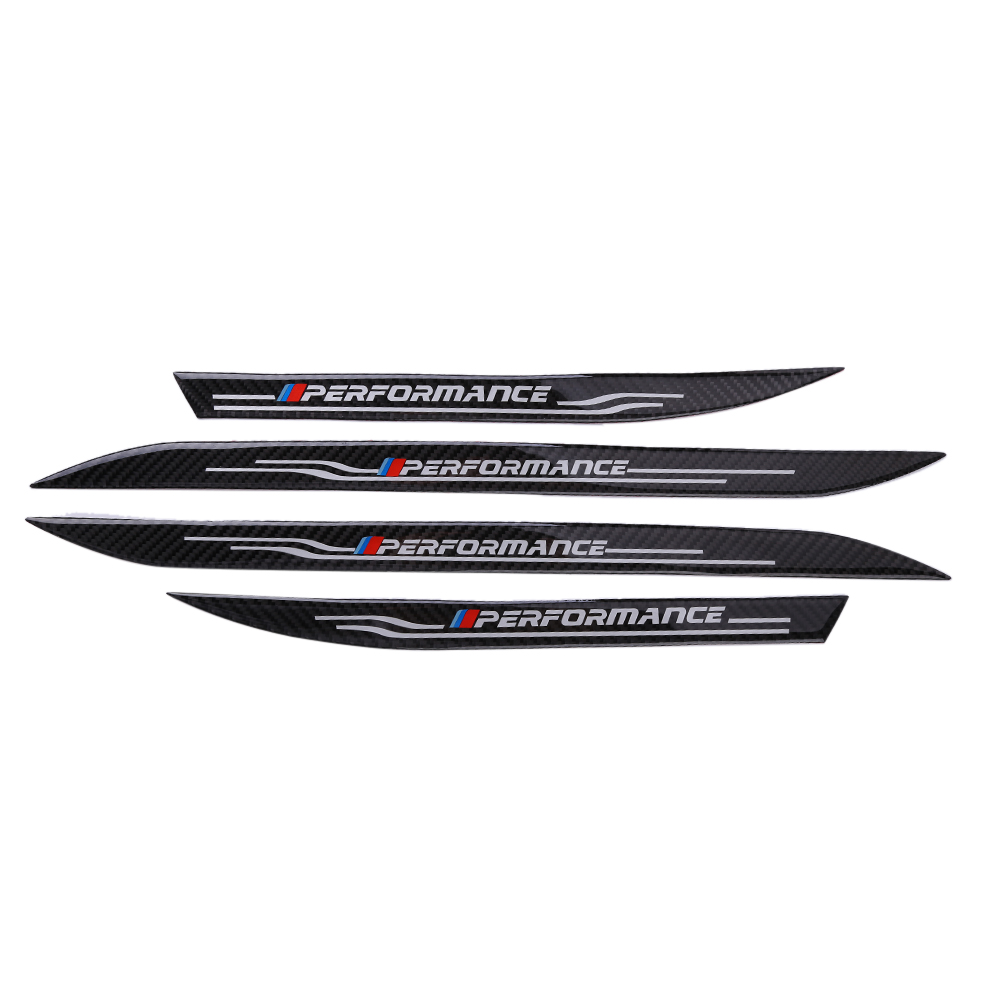 

Carbon Fiber Car Door Sill Scuff Plate Guard Protector Stickers for BMW F10, 501 Original
