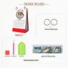 2027 New DIY Diamond Painting Moon Sleep Animal Desk Calendar Set 12-Month Flip Calendar Design Monthly Planner Office Desktop Decor
