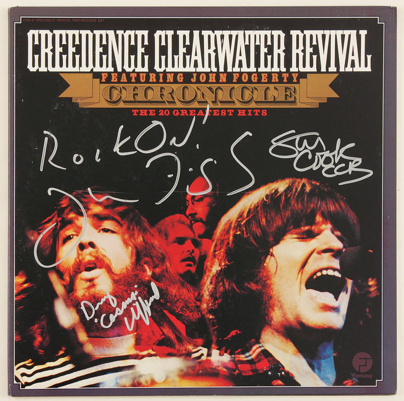 CREEDENCE CLEARWATER REVIVAL Signed Photo Poster paintinggraph - Rock Group - preprint