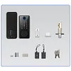 Biometric Bluetooth-compatible Anti-theft Fingerprint Password IC Card Door Lock