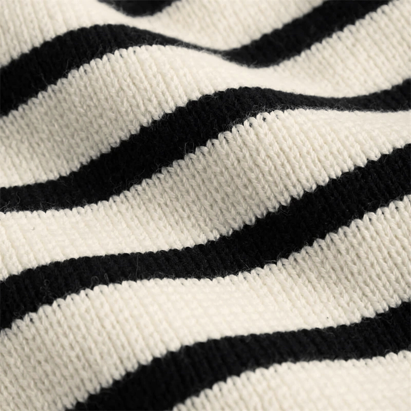 Ootddress Striped Knit 2 Piece-Set Shorts Women Fashion Zebra Printed Cardigan And High Waist Patchwork Shorts Sets Knitwear Outfits