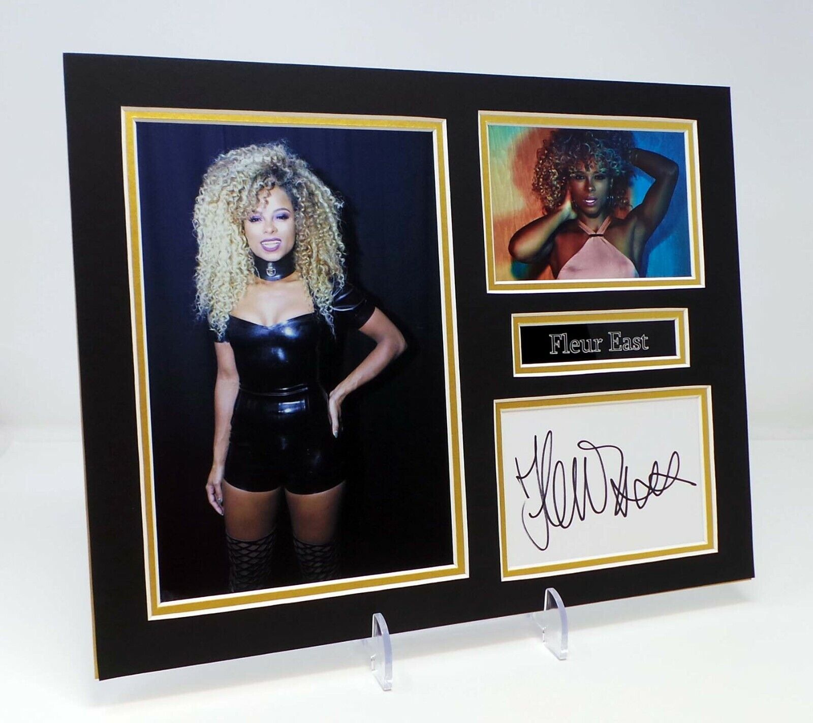 Fleur EAST Signed Mounted Photo Poster painting Display AFTAL RD COA Singer Songwriter Dancer