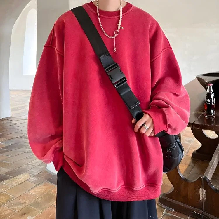 Brownm Boy Casual Oversized Sweatshirt