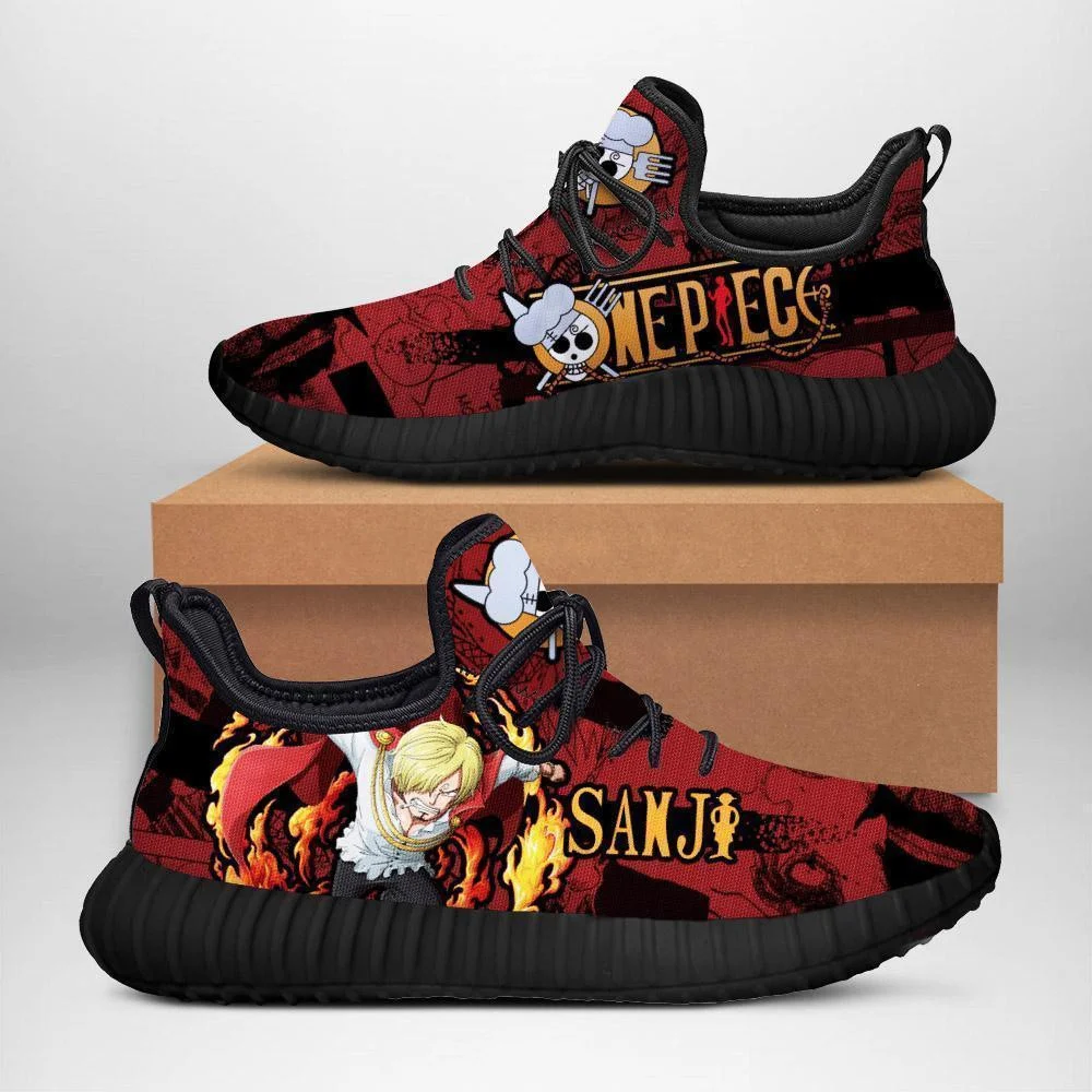 Sanji Reze Shoes One Piece Anime Shoes Fan Gift Idea TT04