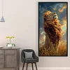 (Multi Style)Lion-Full Embroidery 3 strands 11CT Stamped Cross Stitch-40*60CM-Large Size