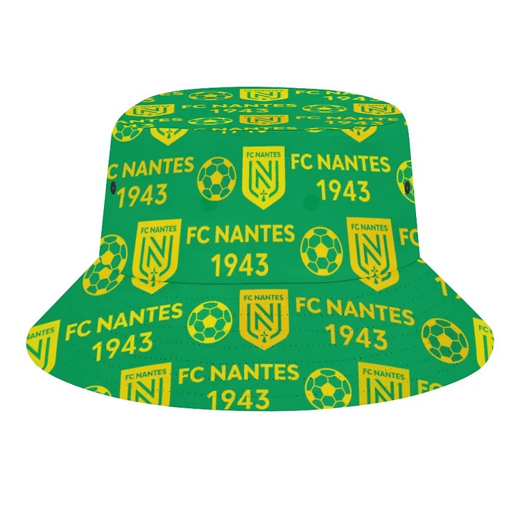 FC Nantes Chapeau De Godet D' Impression De Vache Unisexe Pliables Bucket Hat