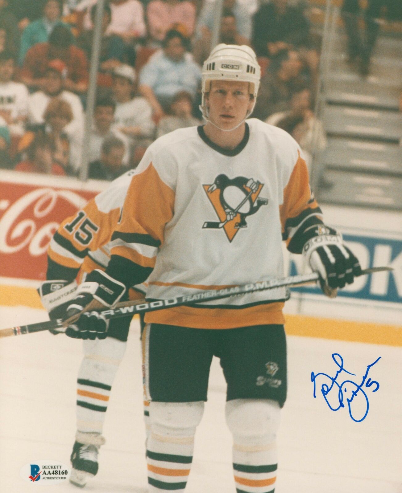 Penguins Gord Dineen Authentic Signed 8x10 Photo Poster painting Autographed BAS #AA48160