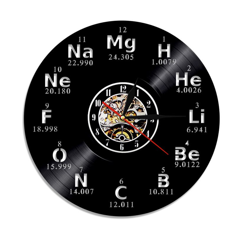 

Science Chemistry - Vinyl Record Wall Clock - Without LED, 501 Original