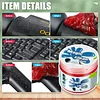 Auto Dynasty 2024 Universal Home/Office Keyboard/Interior Car Air Vent Auto Detailing Slime Cleaner Dust Cleaning Gel Putty Jelly, Red