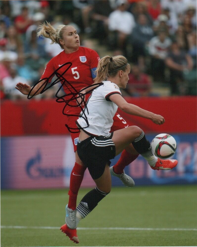 England World Cup Steph Houghton Autographed Signed 8x10 Photo Poster painting COA B