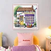 Sewing House-14CT Stamped Cross Stitch 40*40cm/15.75*15.75in