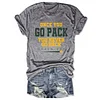 Once You Go Pack You Never Go Back Green Bay Tee