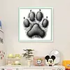 Black Cat'S Paw-18CT Stamped Cross Stitch 20*20cm/7.87*7.87in tapestrymarket