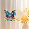 3Pcs DIY Butterfly Dragonfly Fairy Acrylic Diamond Painting Hanging Ornaments