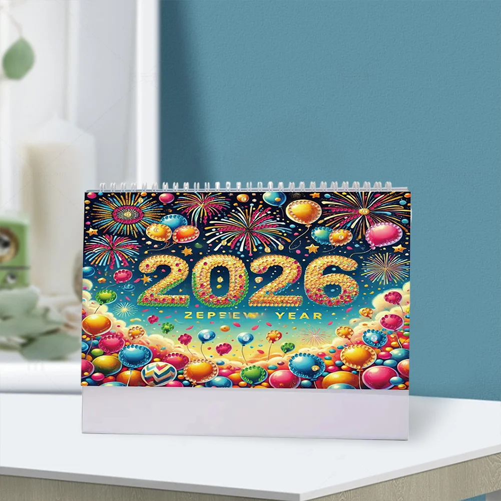 5D/DIY Calendar Crystal Painting Desk Calendars Kit Diamond Decorations Calendar