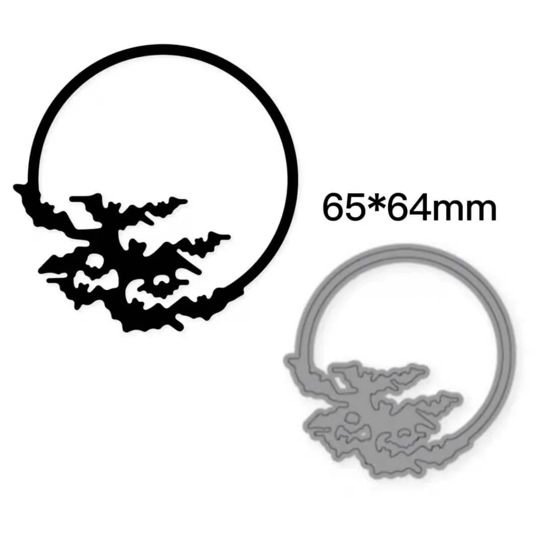 2021 Happy Halloween Set Frame Metal Cutting Dies Stencils For DIY Scrapbooking Decorative Embossing Handcraft Die Cutting Templ