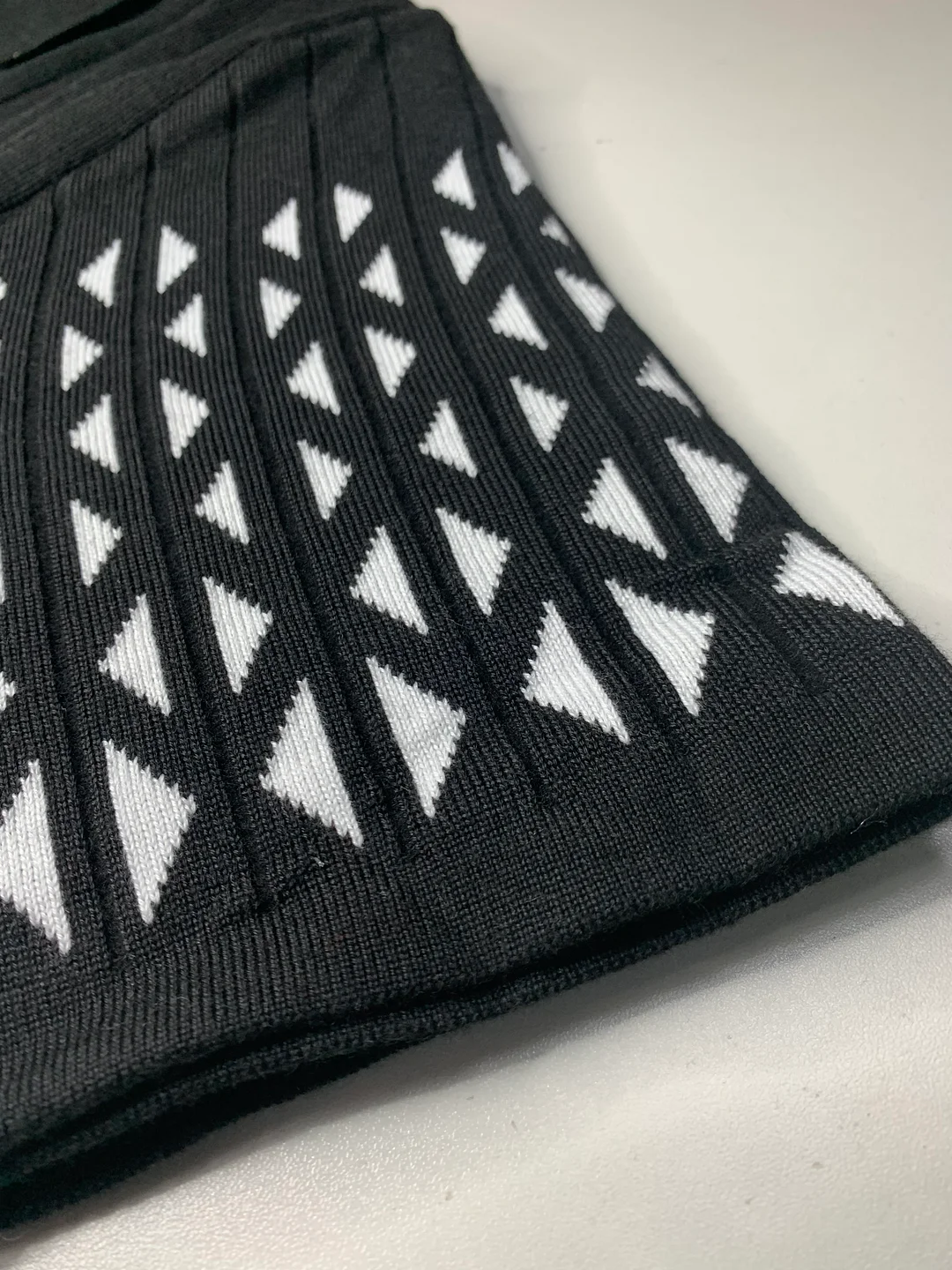 Black Criss Cross Pattern Walking Suit Short Sleeve Set