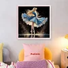 (Counted/Stamped)Ballet Alice Silhouette-11CT Cross Stitch 40*40cm