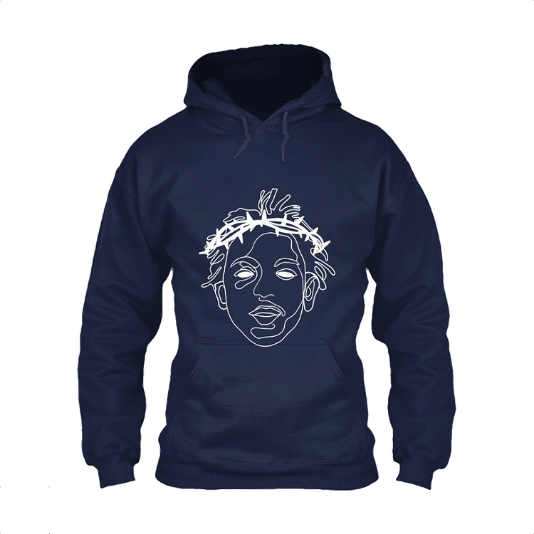 Rapper Kendrick Lamar With The Crown Of Thorns, Hip hop Classic Hoodie