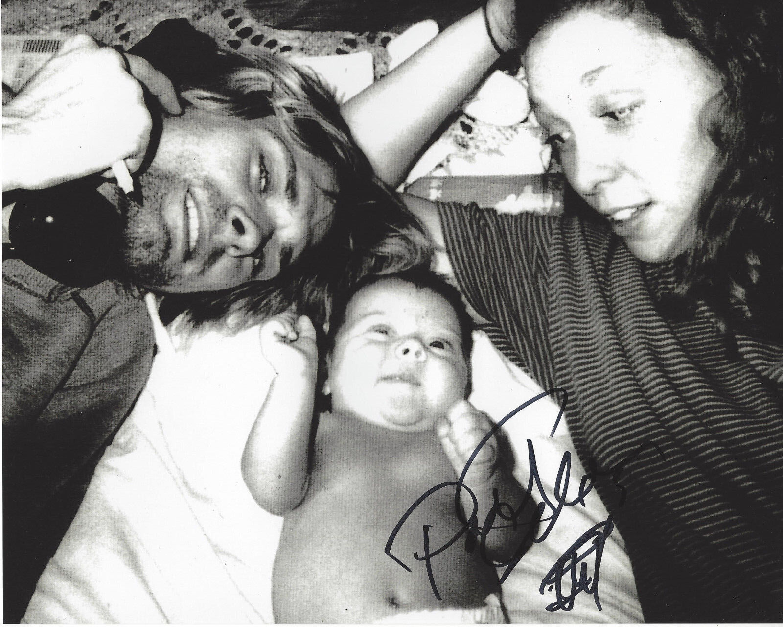 PATTY SCHEMEL HOLE DRUMMER SIGNED AUTHENTIC 8X10 Photo Poster painting B w/COA KURT COBAIN PROOF