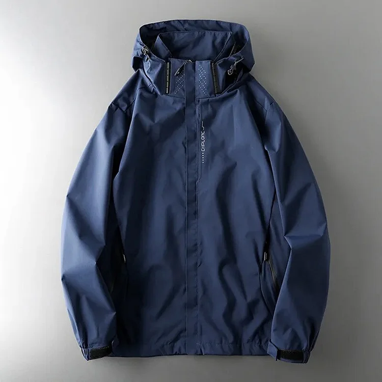 New windbreaker men's jacket Spring Autumn Casual Jacket Can Take Off The Hat Wind Proof Waterproof Outdoor Sweater Athletes