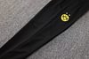 Joyfball 2024/2025 Dortmund Half-Pull Training Suit Black Jersey 1:1 Thai Quality Set