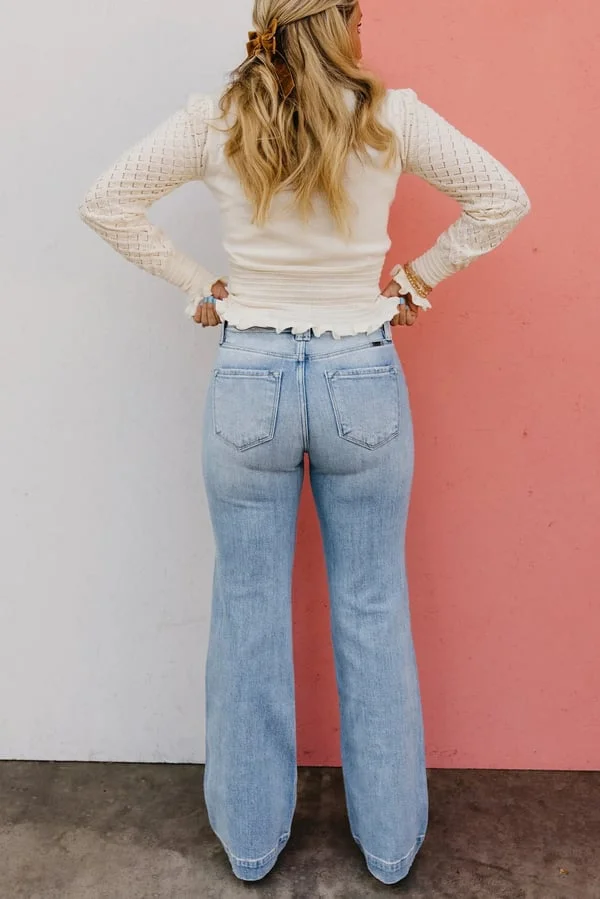🏆LAST DAY SALE💥 Vintage Wash Plus-Size Jeans &mdash; Stretchy, Tummy Control & Straight Leg Fit