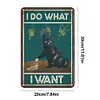 Black Cat - Vintage Metal Signs - 20*30cm