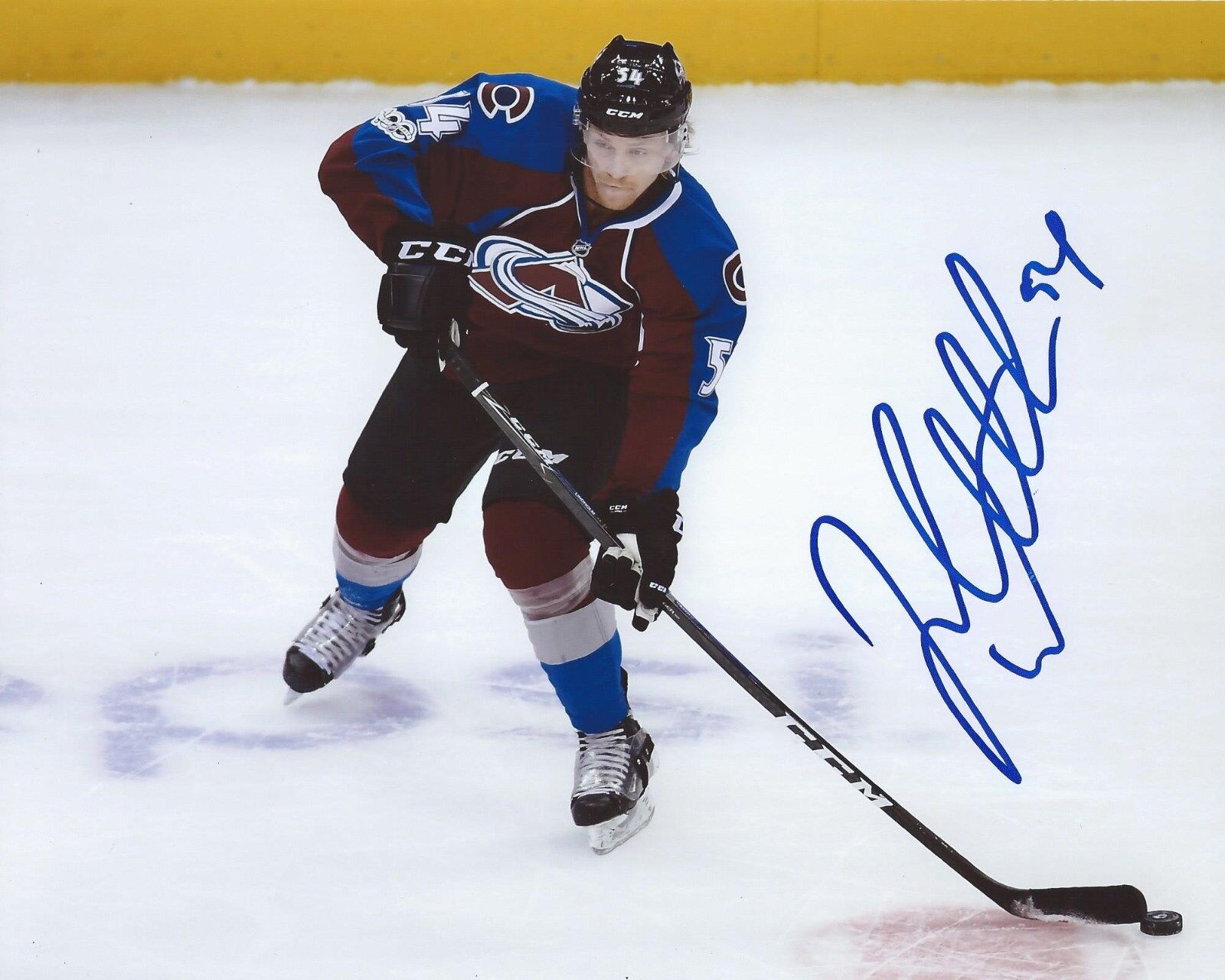 Anton Lindholm Signed 8x10 Photo Poster painting Colorado Avalanche Autographed COA