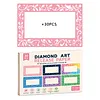 30PCS Colorful Reusable Diamond Painting Section Frame Release Film with Clear Window, Non-Stick Dust-Proof  Release Paper, Easy Peel Diamond Art Canvas Covers, DIY Diamond Painting Accessories for Adults