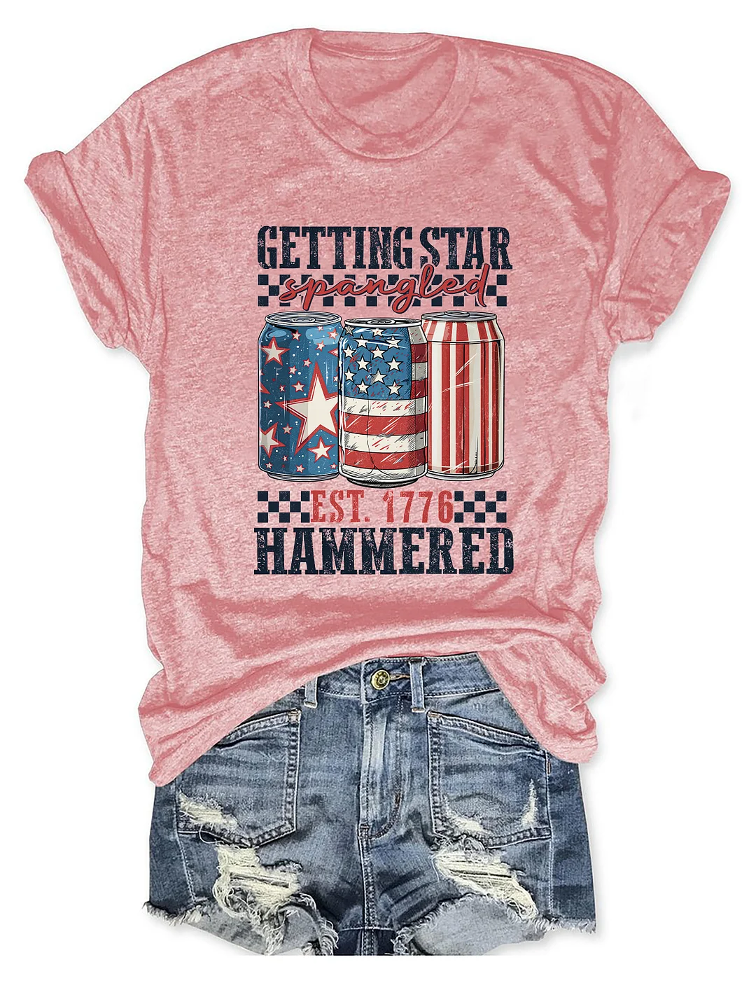 Getting Star Spangled Hammered T-shirt