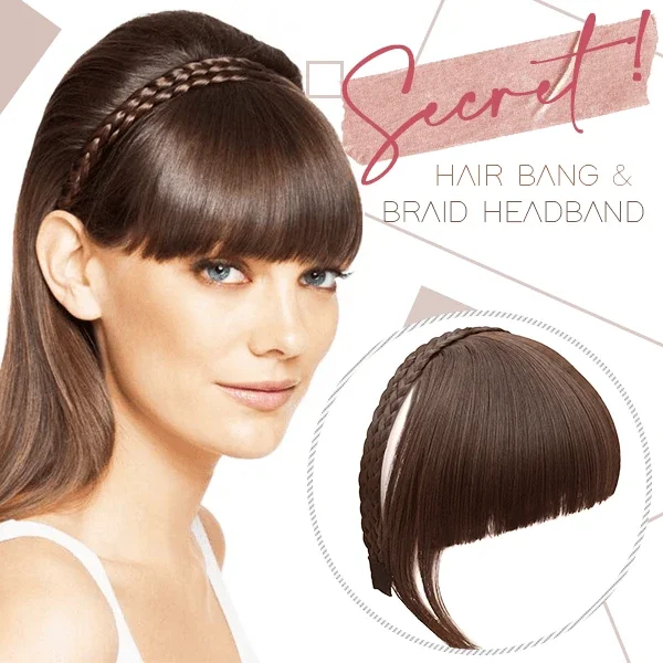Secret Bang & Braid Headband | 168DEAL