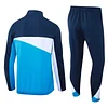 Joyfball 2024/2025 Olympique de Marseille Long Zipped Jacket Blue Soccer Jersey 1:1 Thai Quality 