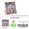 Diamond Painting-DIY Crystal Rhinestone Cat