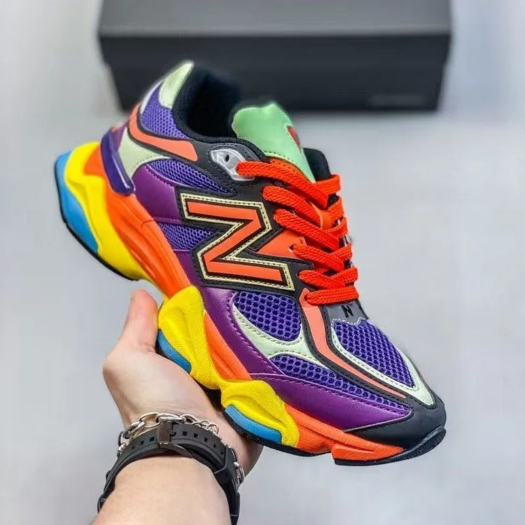 NB9060 New Men's Retro Elephant Dad Shoes Couple Running Sports Shoes Height Increasing Breathable Shoes
