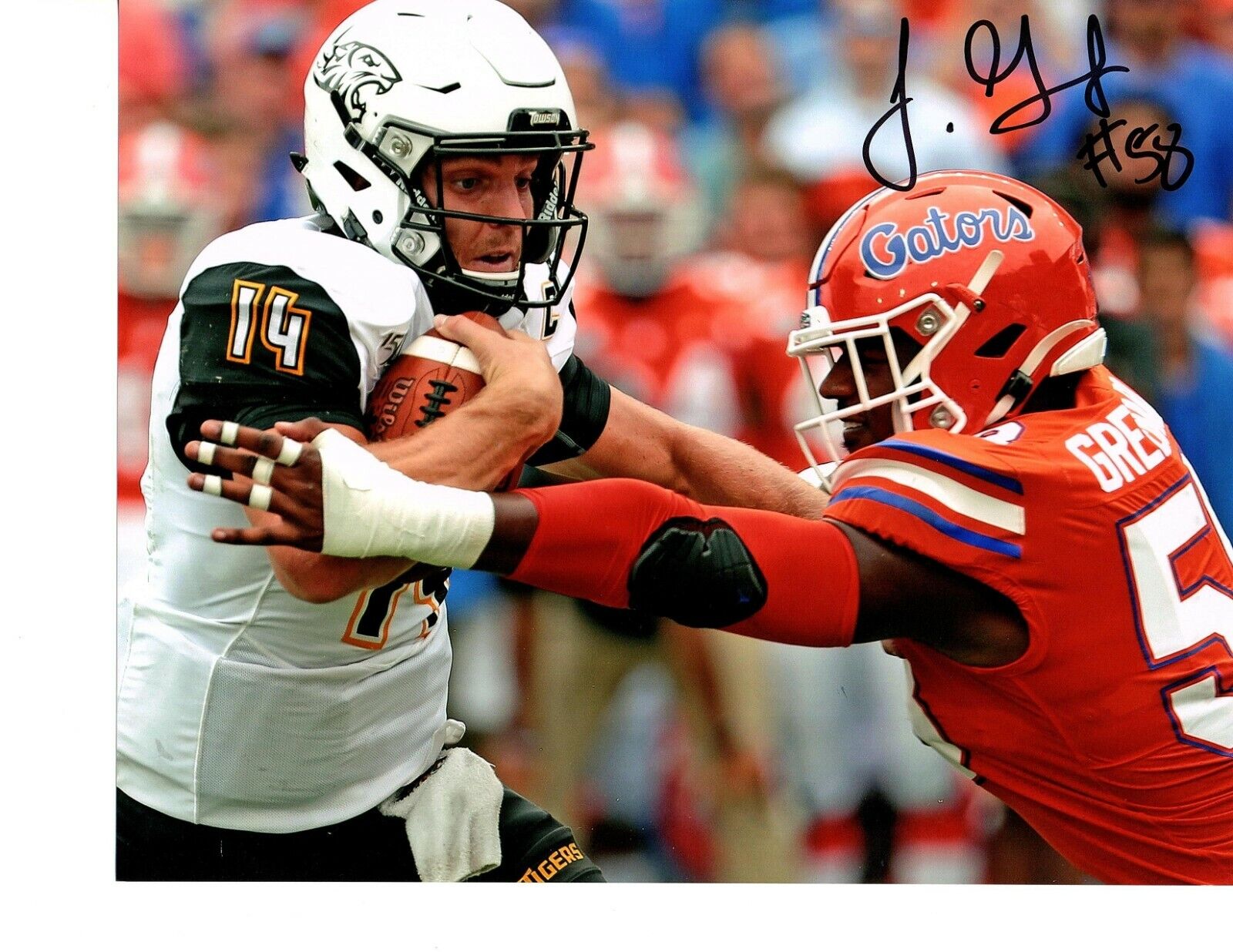 Jonathan Greenard Florida Gators signed autographed 8x10 football Photo Poster painting Swamp b