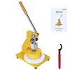 [US Local Warehouse] Circle Sampler Cutter for Film Paper Cloth 90x8MM Die Cutting Machine Manual Round Sample GSM Cut Machine for Fabric Rubber Leather Carpet Paper Foam