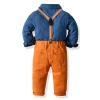 Kids Baby Boys Suits Blazers Autumn Party Sets 2 Pcs