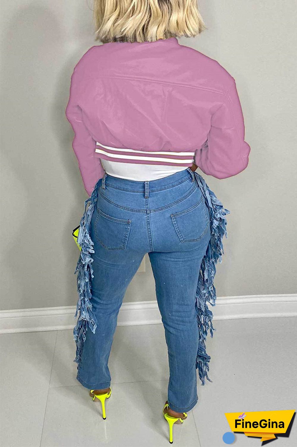 Black Casual Solid Patchwork Conventional Collar Outerwear