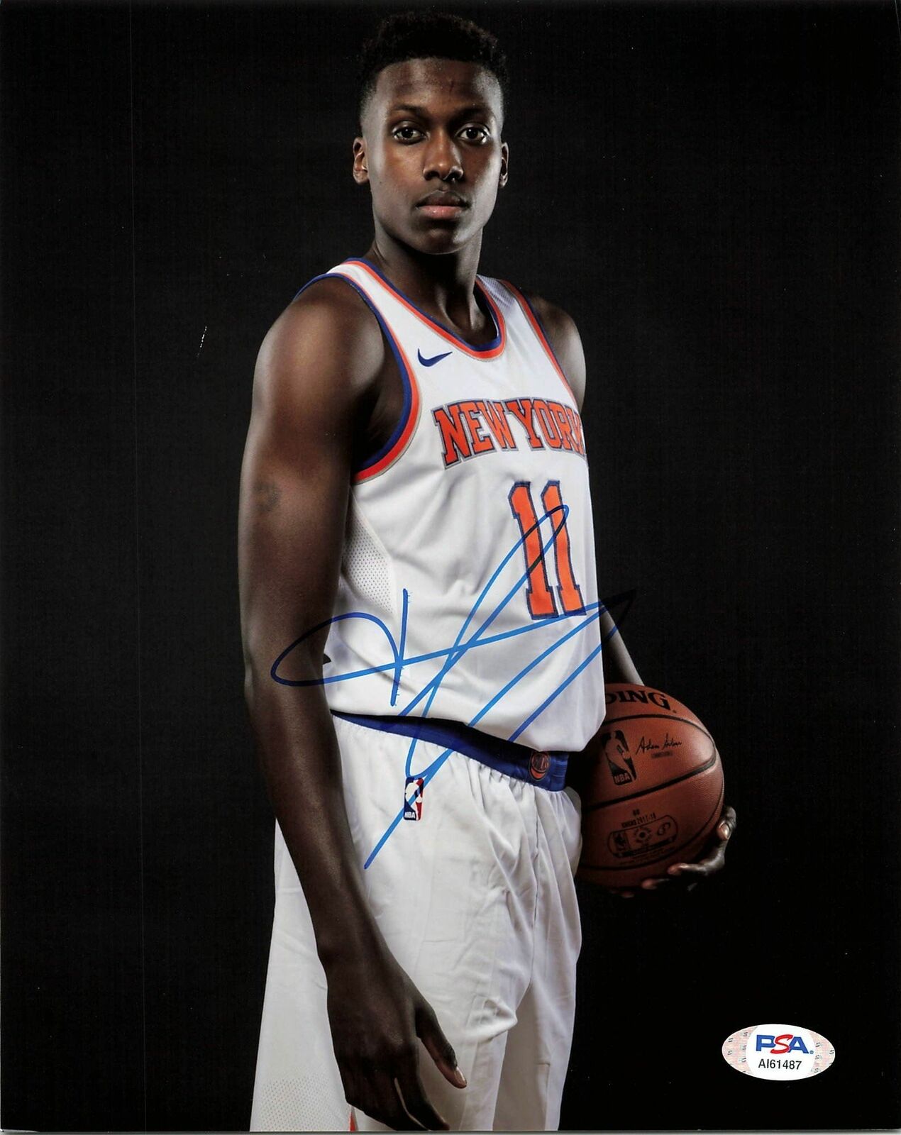 Frank Ntilikina signed 8x10 Photo Poster painting PSA/DNA New York Knicks Autographed