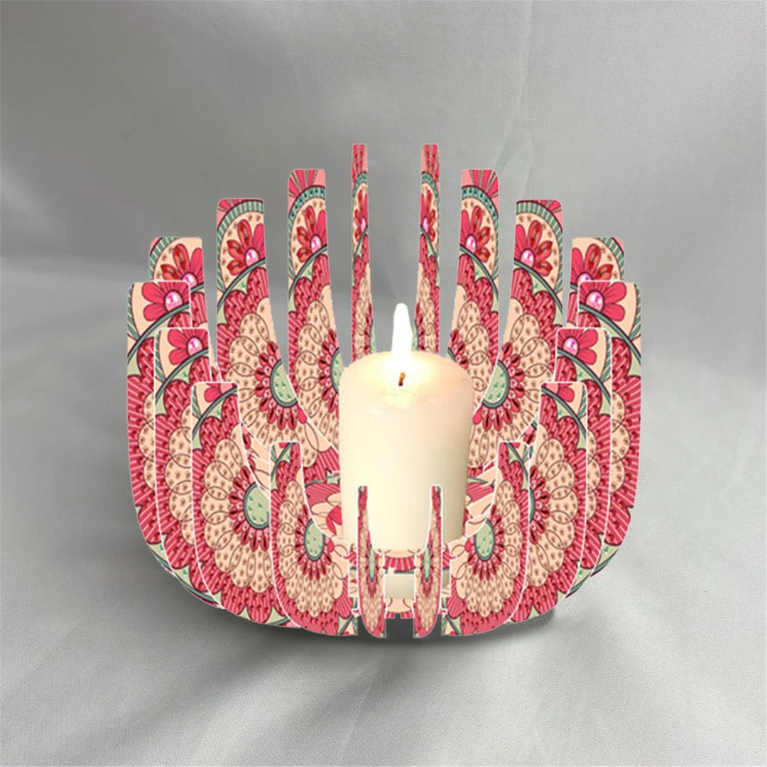DIY Diamond Art Painting Kits of Candle Holder for Aromatherapy & Home Decor