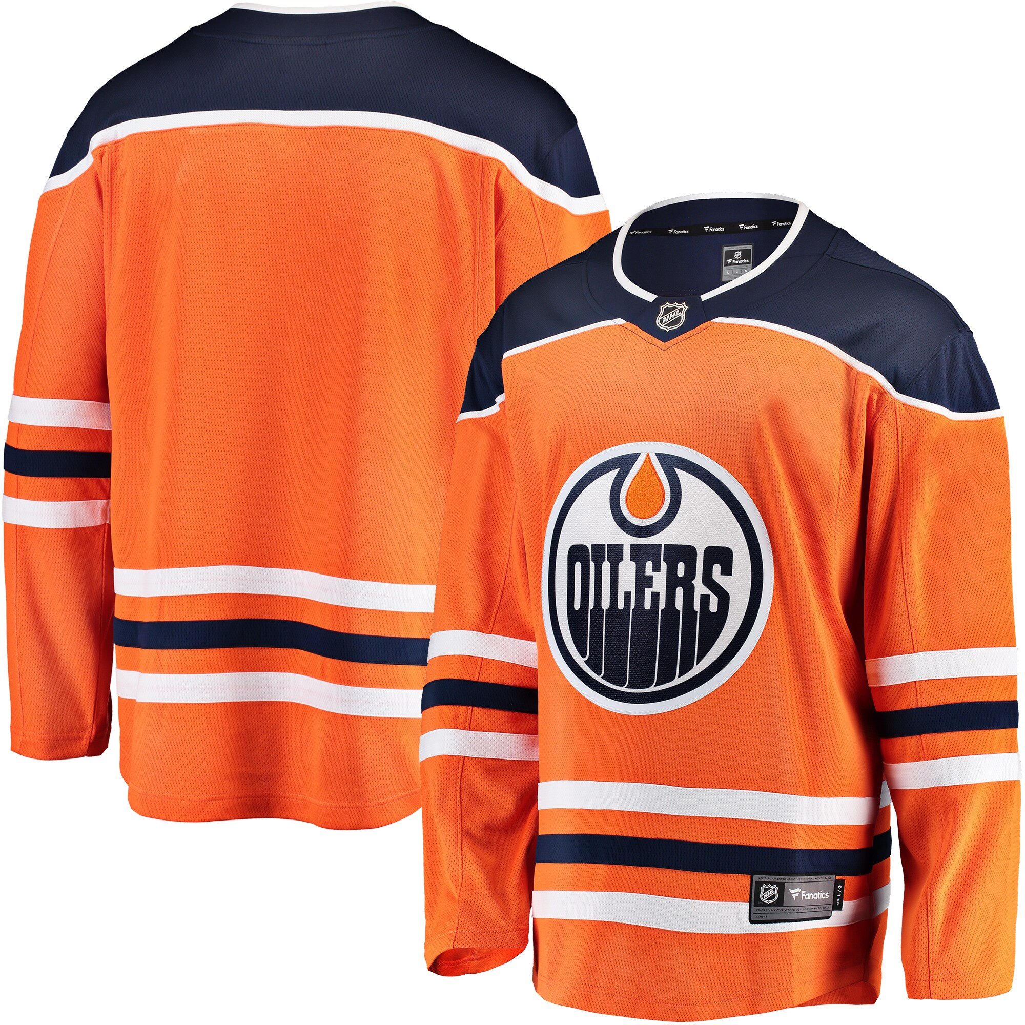 Edmonton Oilers Fanatics Breakaway Home Jersey &ndash; Orange mysite